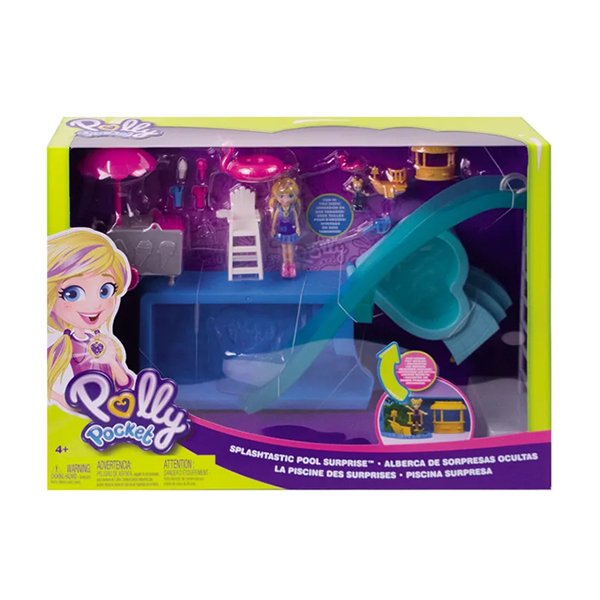 Polly Pocket Piscina Surpresas Escondidas - Mattel