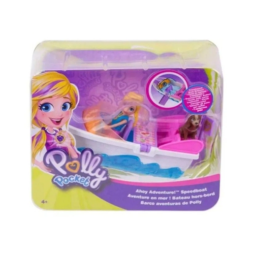 Boneca Polly Pocket Aventura em Lancha - Mattel