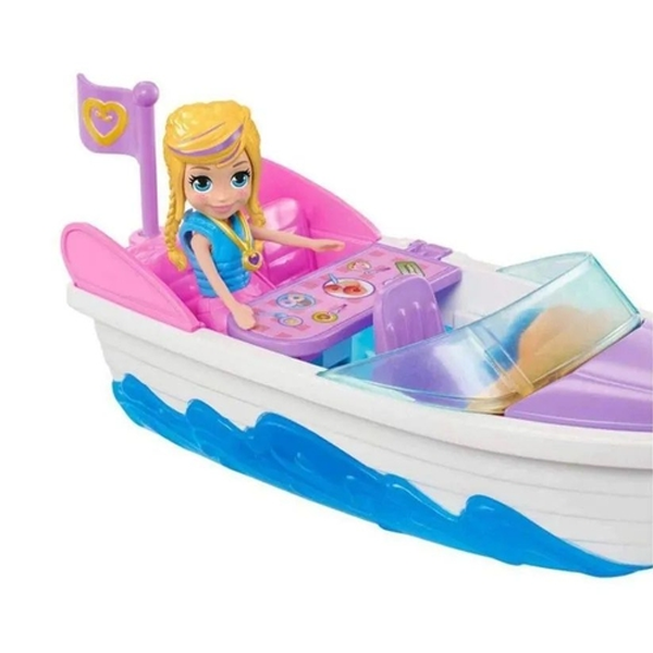 Boneca Polly Pocket Aventura em Lancha - Mattel