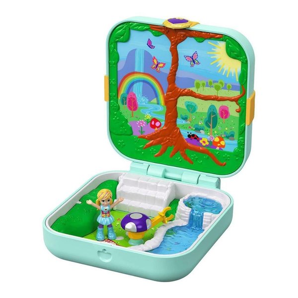 Polly Pocket Mini Esconderijos Secretos Floresta Mágica - Mattel