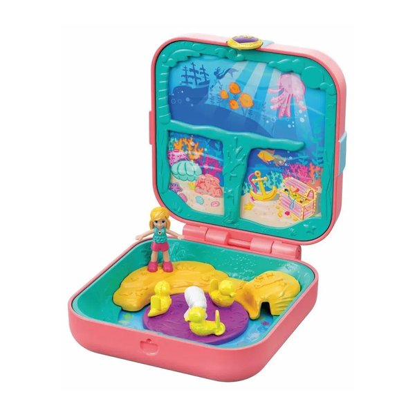 Polly Pocket Mini Esconderijos Secretos Caverna da Sereia - Mattel