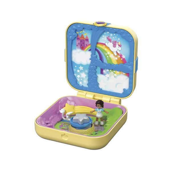 Polly Pocket Mini Esconderijos Secretos Mundo de Unicórnio - Mattel