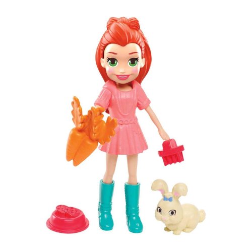 Boneca Polly Pocket com Coelhinho e Acessórios - Mattel