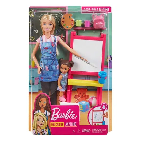 Barbie Profissões Conjunto Professora de Arte - Mattel