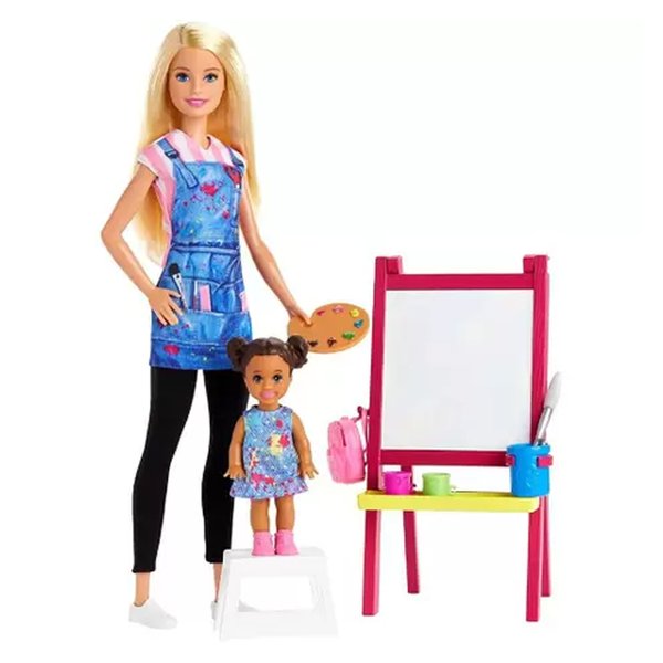 Barbie Profissões Conjunto Professora de Arte - Mattel