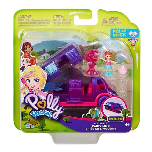 Polly Pocket Party Limo Pollyville - Mattel