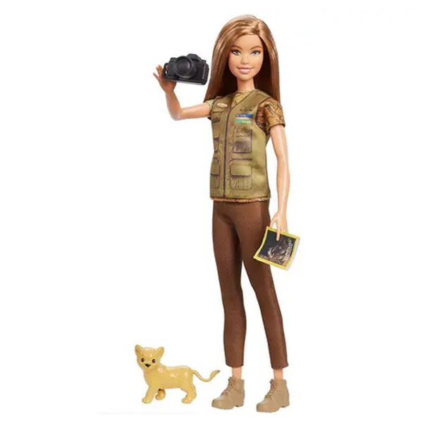 Barbie National Geographic Fotógrafa da Vida Selvagem - Mattel