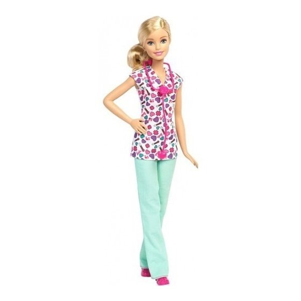 Barbie Profissões Enfermeira Loira - Mattel