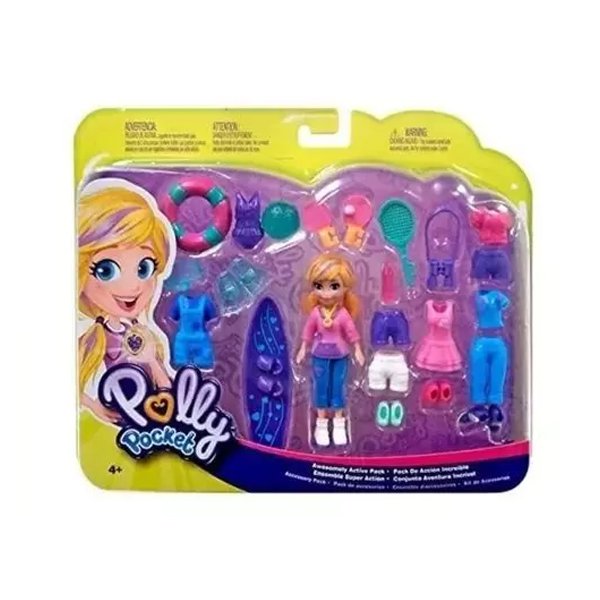 Boneca e Acessórios Polly Pocket Conjunto Aventura Incrível - Mattel