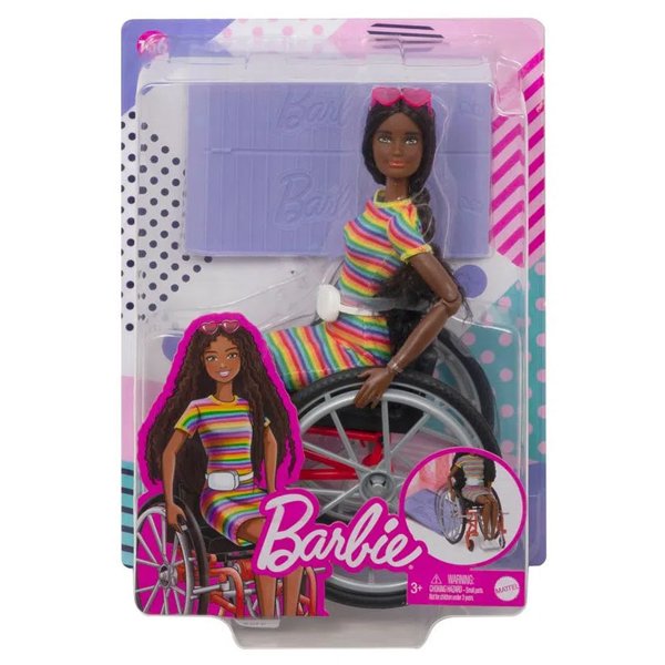 Boneca Barbie com Cadeira de Rodas 166 - Mattel