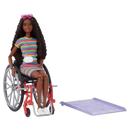 Boneca Barbie com Cadeira de Rodas 166 - Mattel