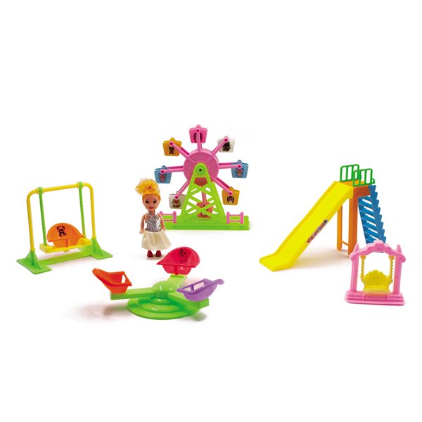 Brinquedo Super Parque de Diversão com Bonequinha - Pica-Pau