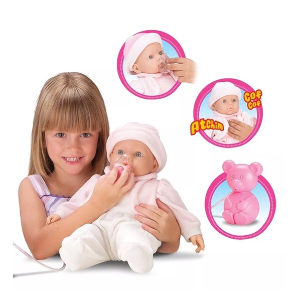 Boneca Interactive Baby Inalação - Roma