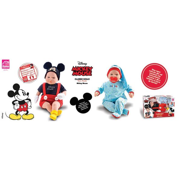 Boneca Classic Dolls Mickey Mouse - Roma