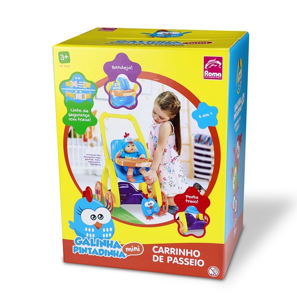 Carrinho de Passeio Galinha Pintadinha - Roma