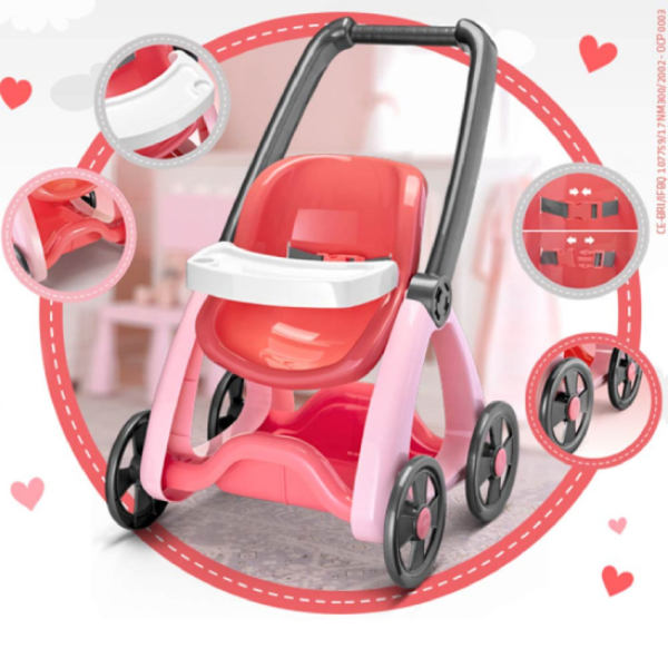 Carrinho de Bebê para Boneca Roma Babies - Roma