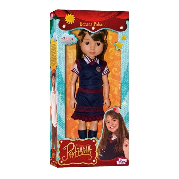 Boneca Poliana 48cm As Aventuras de Poliana - Rosita
