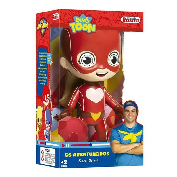 Boneca Aventureiros Gi Neto Super Sereia - Rosita