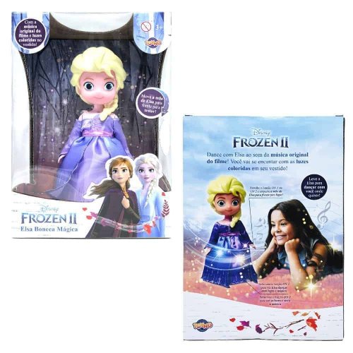 Boneca Dançarina Musical Elsa Frozen 2 - Toyng