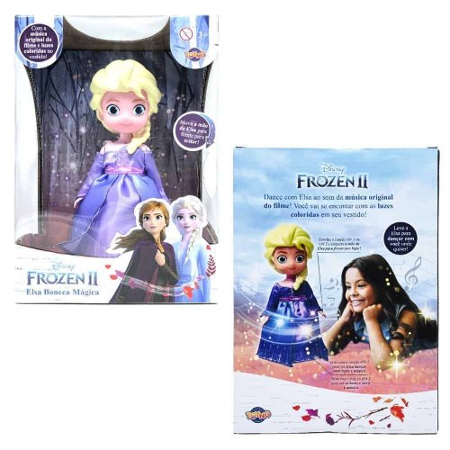 Boneca Elsa Frozen Disney Musical Canta Musica Lançamento