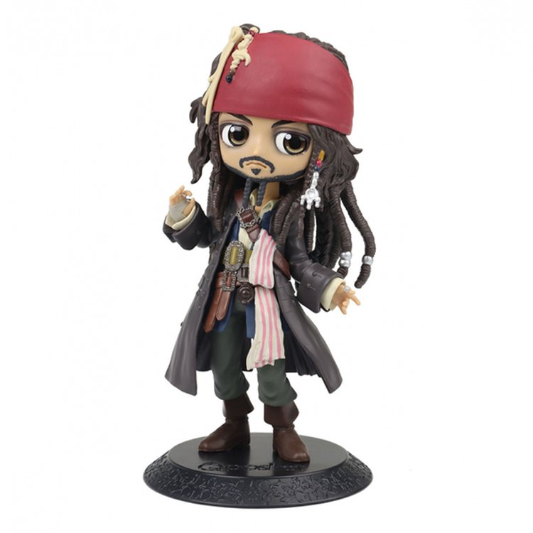Boneco Piratas do Caribe Q Posket Jack Sparrow - Bandai