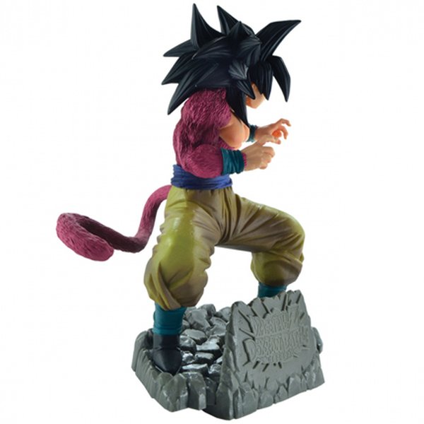 Boneco Dragon Ball Z Goku Super Sayajin 4 Dokkan Battle Anniversary (Diorama) - Bandai