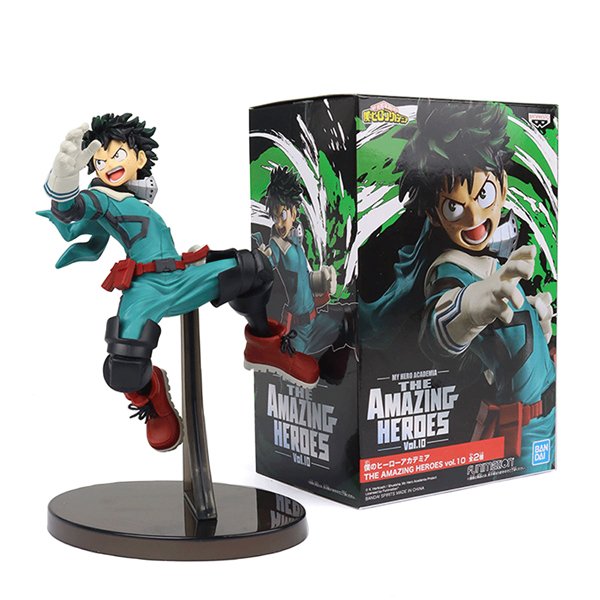 Boneco My Hero Academia Deku Izuku Midoryia The Amazing Heroes - Bandai