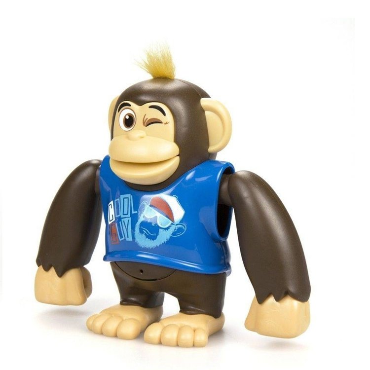 Macaco Interativo Chimpy Silverlit - Candide - Azul