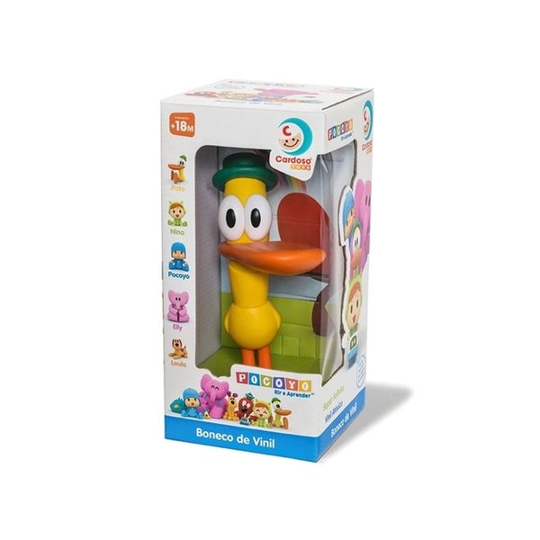 Boneco de Vinil Pato Pocoyo - Cardoso