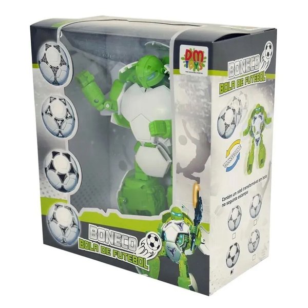 Boneco Transmutável Bola de Futebol - DM Toys