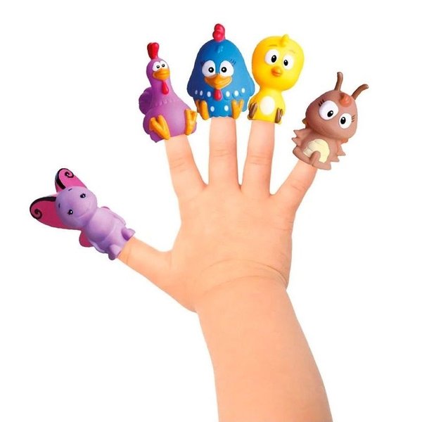 Miniaturas Dedoche Galinha Pintadinha - Cardoso