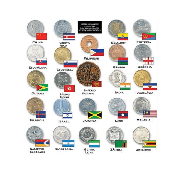 Escava Prêmio Moedas do Mundo - Dtc