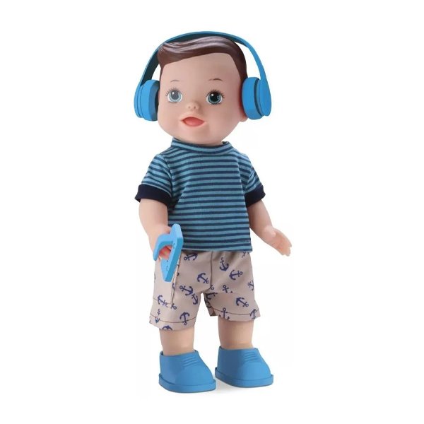Boneco My Little Collection Boy Menino Moreno - Divertoys
