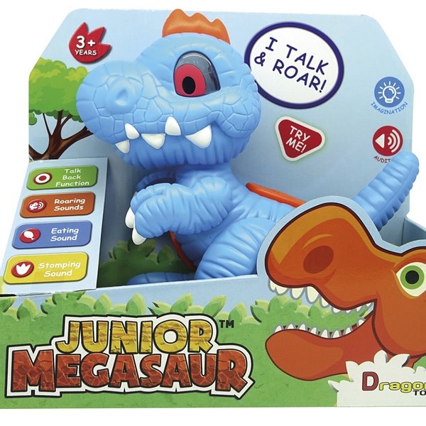Dinossauro Interativo Junior Megasaur Som E Luz - Fun