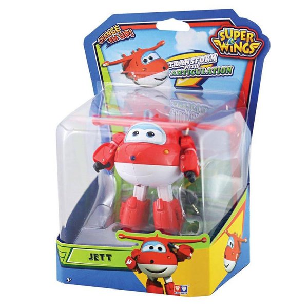 Avião Transformável Super Wings Change 'Em Up Jett - Fun