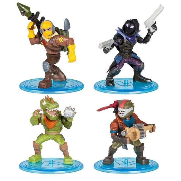 Fortnite Mini Figura Com Acessórios Raptor Rust Rex Raven - Fun