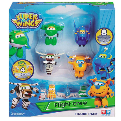 Mini Figuras Transformáveis 10 Cm Super Wings - Fun