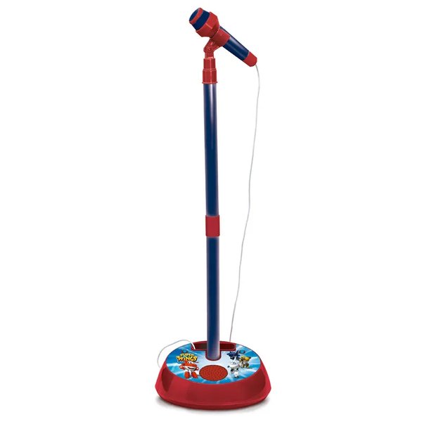 Microfone Infantil com Pedestal Super Wings - Fun