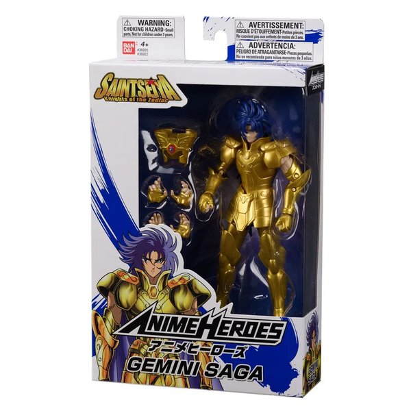 Boneco Articulado Cavaleiros do Zodíaco Gemini Saga - Fun