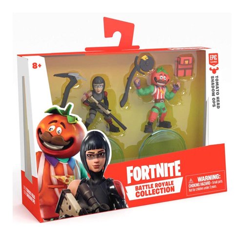 Kit com 2 Mini Figuras Fortnite Tomato Head e Shadow Ops - Fun