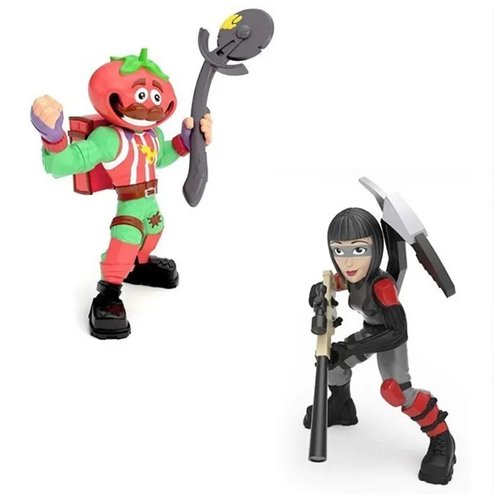 Kit com 2 Mini Figuras Fortnite Tomato Head e Shadow Ops - Fun