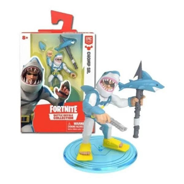 Mini Figura Fortnite Chomp Sr. - Fun