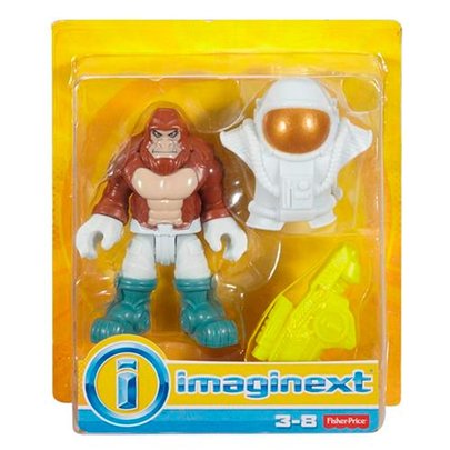 Imaginext Mini Figura Macaco Astronauta com Acessórios - Fisher Price