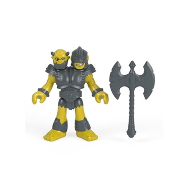 Imaginext Mini Figura Macaco Guerreiro de Duas Cabeças - Fisher Price