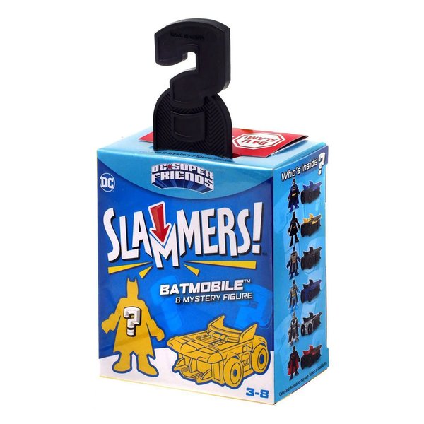 Imaginext DC Super Friends Boneco com Veículo Surpresa Slammers - Fisher Price