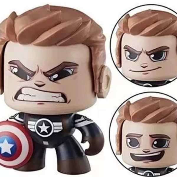 Boneco Mighty Muggs Capitão America - Hasbro