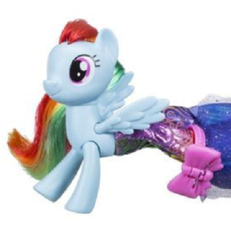 Figura que Canta Hasbro, My Little Pony, Rainbow Dash, Azul