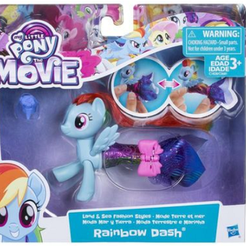 Figura que Canta Hasbro, My Little Pony, Rainbow Dash, Azul