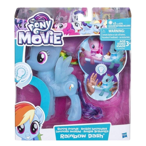 Figura que Canta Hasbro, My Little Pony, Rainbow Dash, Azul