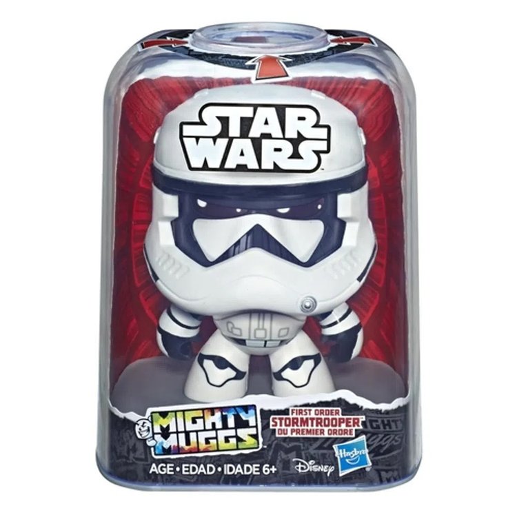Boneco Star Wars Mighty Muggs First Order Stormtrooper - Hasbro